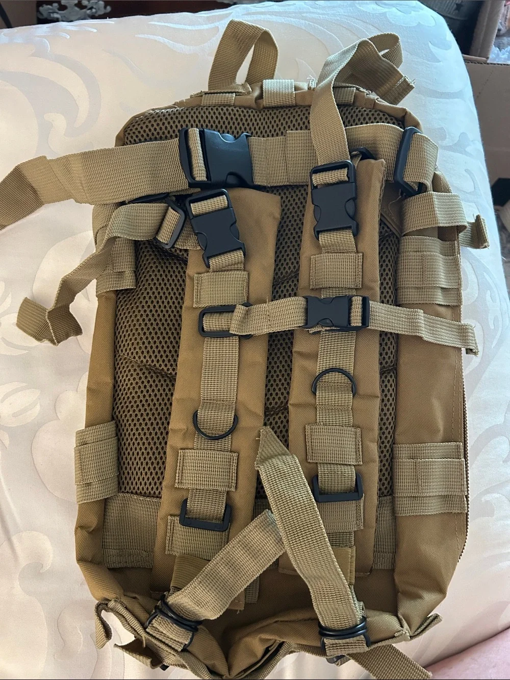 Tactical Utility Backpack in Tan — Durable Everyday Carry